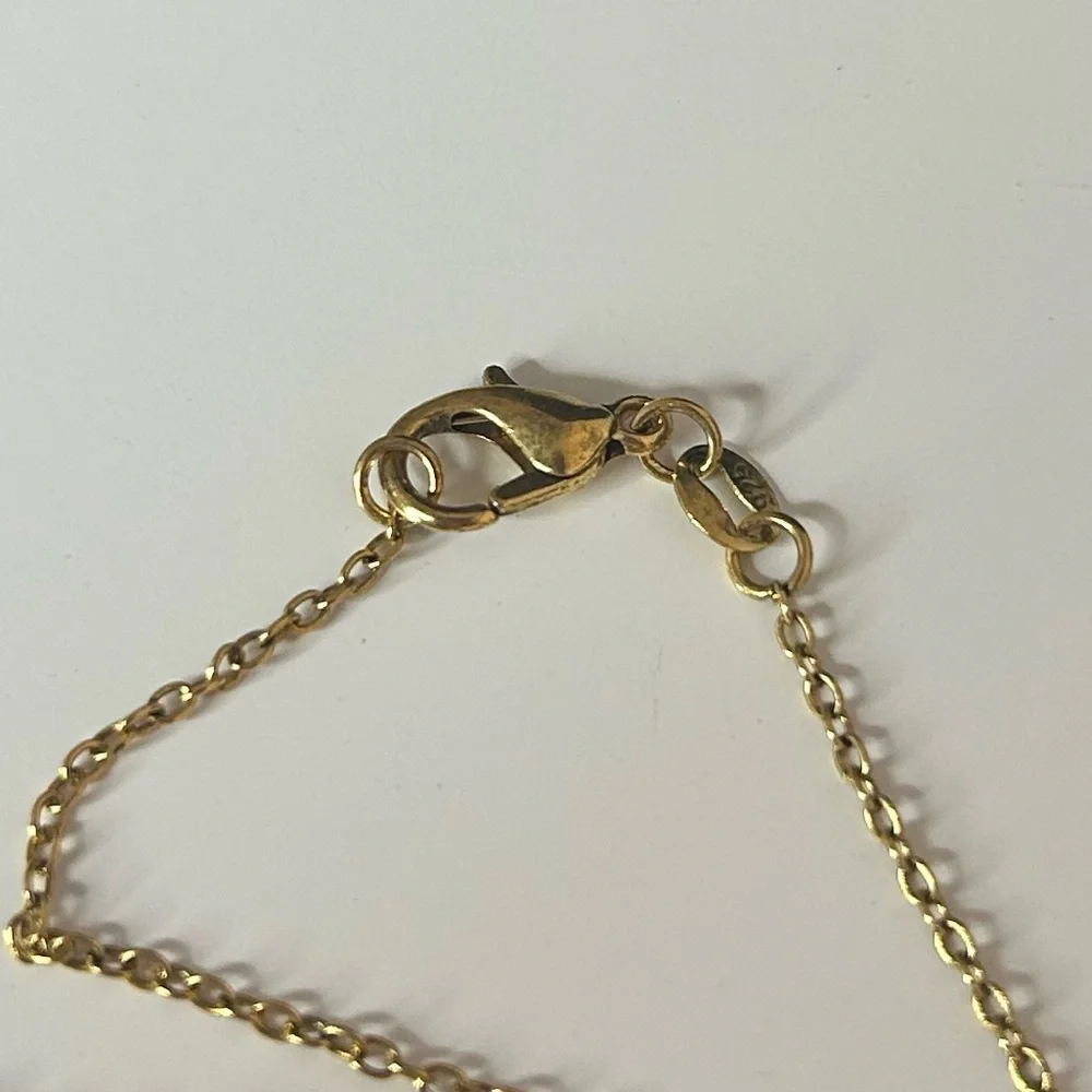 Pink Jade Horn Pendant Necklace